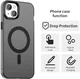 Apple iPhone 14 / 13 Hoesje MagSafe Backcover Semi-Transparant & Zwart afbeelding 4