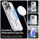 Apple iPhone 13 Pro Hoesje MagSafe Backcover Semi-Transparant & Wit afbeelding 6