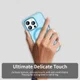Apple iPhone 13 Pro Hoesje MagSafe Backcover Semi-Transparant & Blauw afbeelding 8