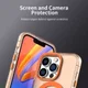 Apple iPhone 13 Pro Max Hoesje MagSafe Backcover Semi-Transparant & Oranje afbeelding 10