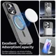 Apple iPhone 13 Pro Max Hoesje MagSafe Backcover Semi-Transparant & Zwart afbeelding 6
