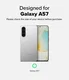 Ringke Fusion Samsung Galaxy A57 Hoesje Back Cover Matte Transparant afbeelding 3
