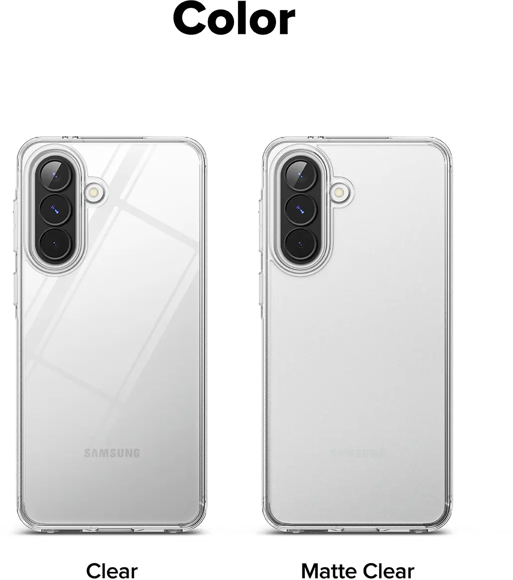 Ringke Fusion Samsung Galaxy A57 Hoesje Back Cover Matte Transparant afbeelding 8