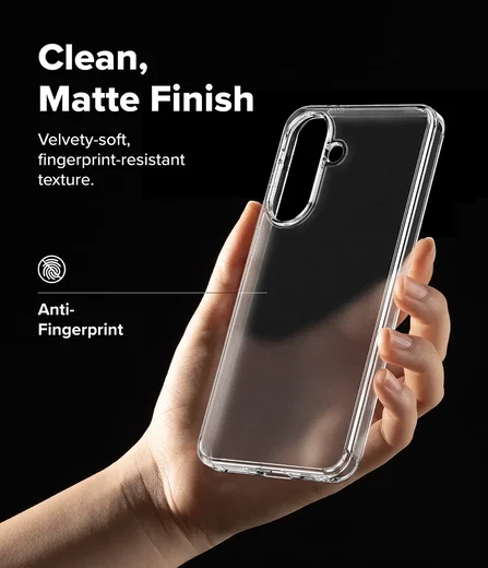 Ringke Fusion Samsung Galaxy A57 Hoesje Back Cover Matte Transparant afbeelding 5