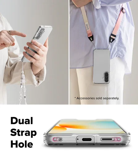 Ringke Fusion Samsung Galaxy A57 Hoesje Back Cover Matte Transparant afbeelding 14