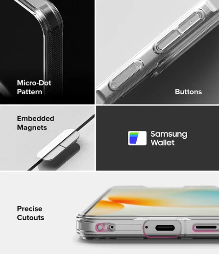 Ringke Fusion Magnetic Samsung Galaxy A57 Hoesje MagSafe Back Cover Transparant afbeelding 9