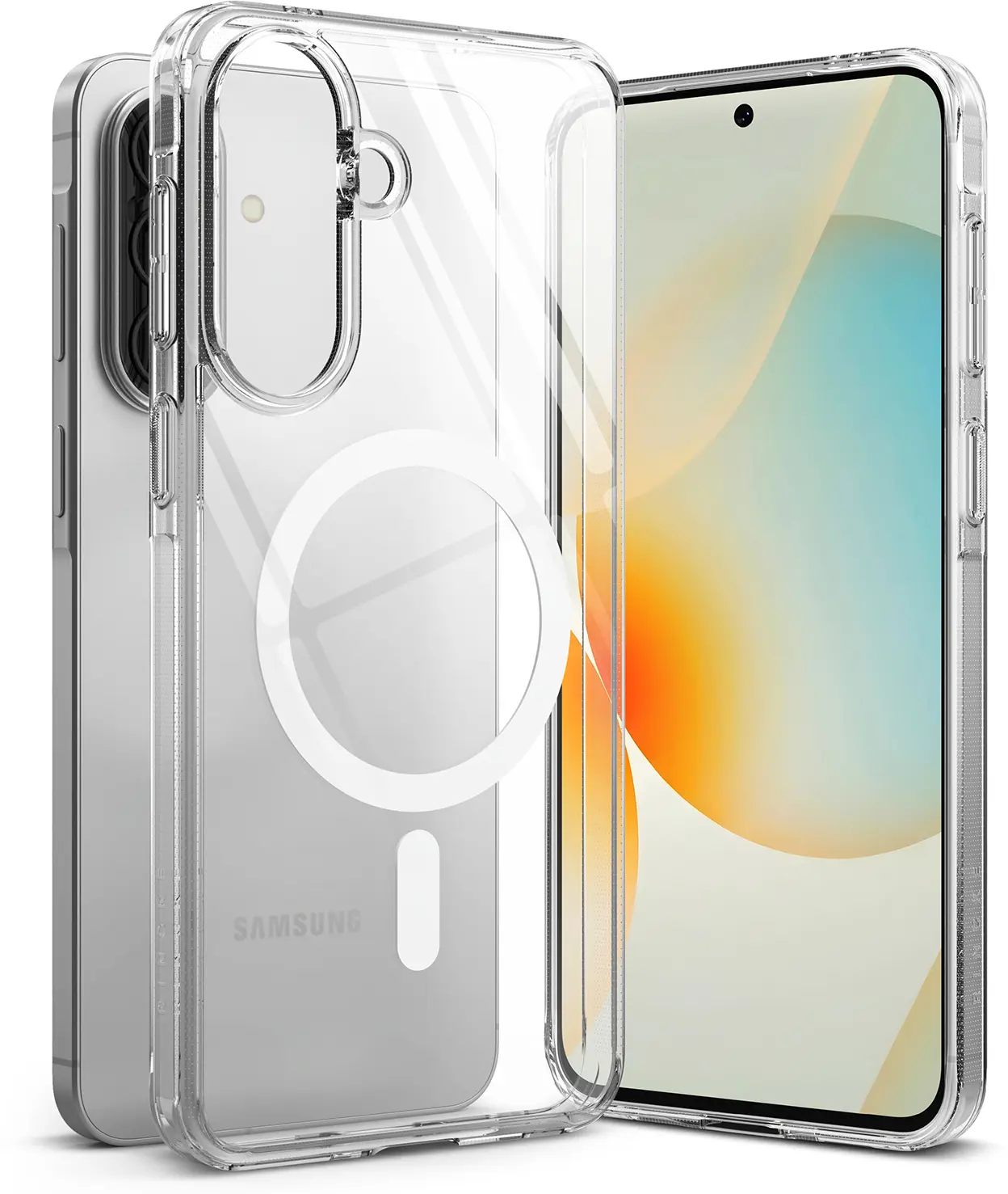 Ringke Fusion Magnetic Samsung Galaxy A57 Hoesje MagSafe Back Cover Transparant afbeelding 14