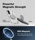 Ringke Fusion Magnetic Samsung Galaxy A57 Hoesje MagSafe Back Cover Transparant afbeelding 10