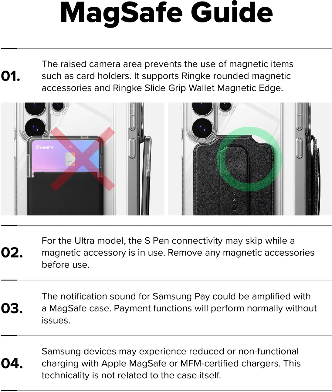 Ringke Fusion Magnetic Samsung Galaxy A57 Hoesje MagSafe Back Cover Transparant afbeelding 13