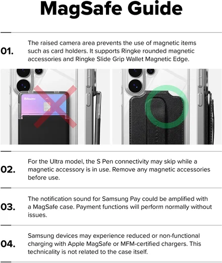 Ringke Fusion Magnetic Samsung Galaxy A57 Hoesje MagSafe Back Cover Transparant afbeelding 13