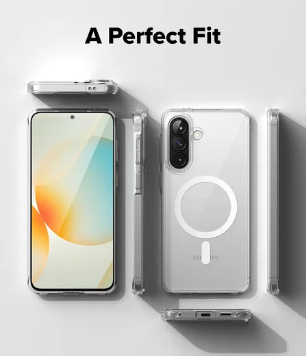 Ringke Fusion Magnetic Samsung Galaxy A57 Hoesje MagSafe Back Cover Transparant afbeelding 12