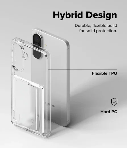 Ringke Fusion Card Samsung Galaxy A57 Hoesje Kaarthouder Transparant afbeelding 14
