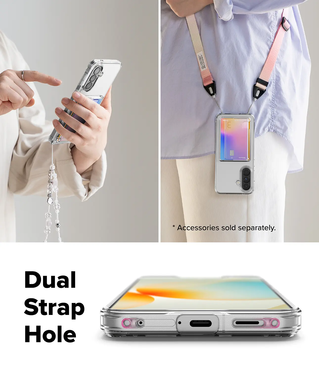 Ringke Fusion Card Samsung Galaxy A57 Hoesje Kaarthouder Transparant afbeelding 16