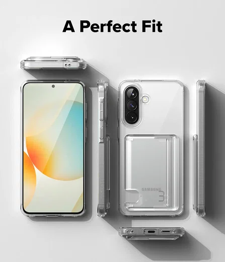 Ringke Fusion Card Samsung Galaxy A57 Hoesje Kaarthouder Transparant afbeelding 15