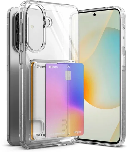 Ringke Fusion Card Samsung Galaxy A57 Hoesje Kaarthouder Transparant afbeelding 18