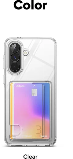 Ringke Fusion Card Samsung Galaxy A57 Hoesje Kaarthouder Transparant afbeelding 4