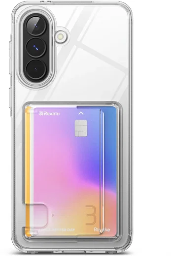 Ringke Fusion Card Samsung Galaxy A57 Hoesje Kaarthouder Transparant afbeelding 2