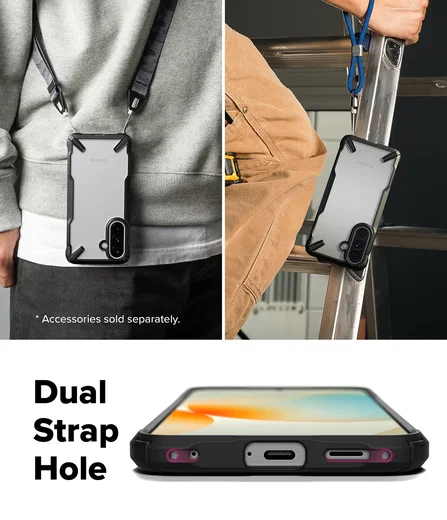 Ringke Fusion X Samsung Galaxy A57 Hoesje Back Cover Zwart afbeelding 13