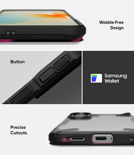 Ringke Fusion X Samsung Galaxy A57 Hoesje Back Cover Zwart afbeelding 9