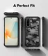 Ringke Fusion X Samsung Galaxy A57 Hoesje Back Cover Camo Zwart afbeelding 13