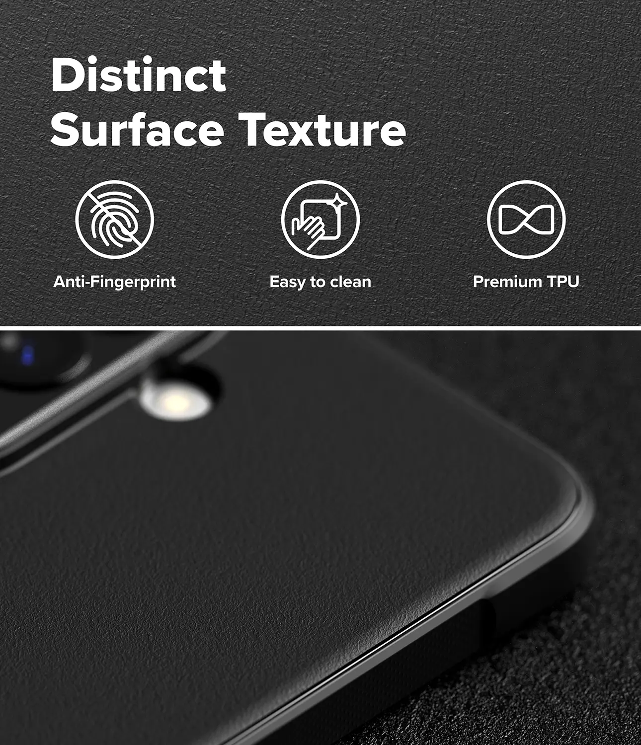 Ringke Onyx Samsung Galaxy a57 Hoesje Flexibel TPU Back Cover Zwart afbeelding 5