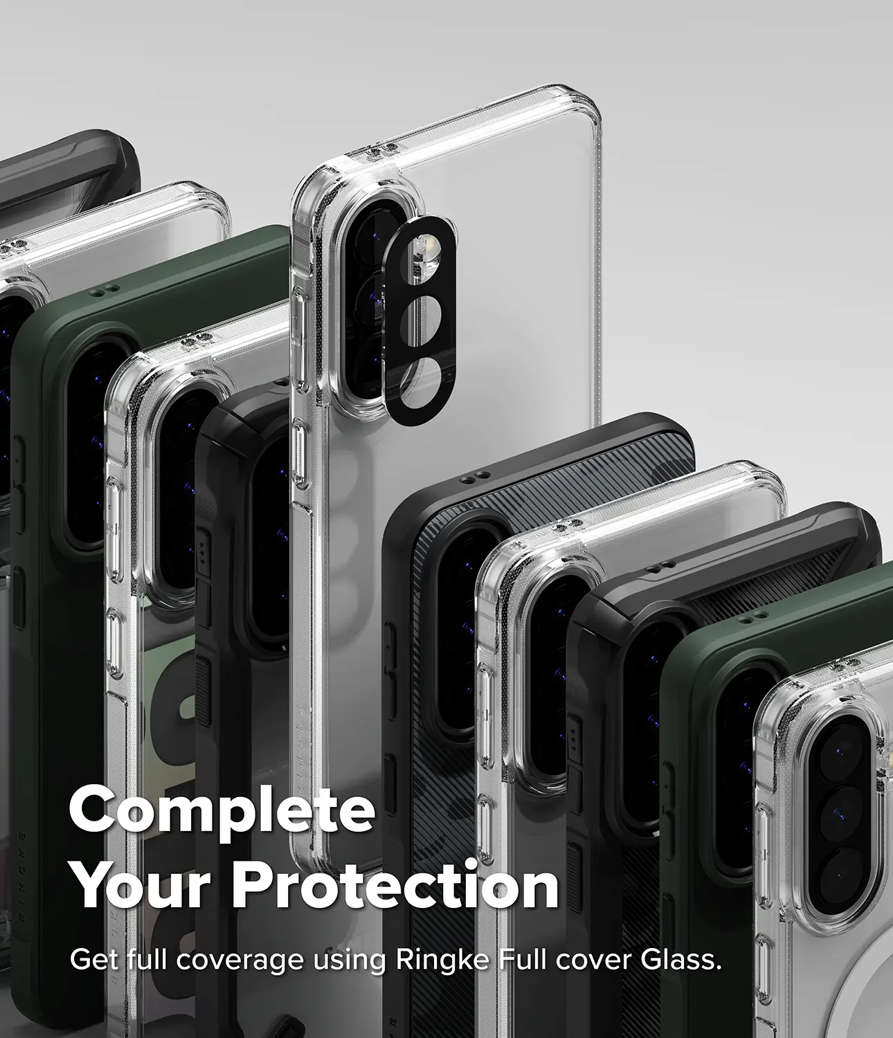 Ringke Onyx Samsung Galaxy a57 Hoesje Flexibel TPU Back Cover Zwart afbeelding 6
