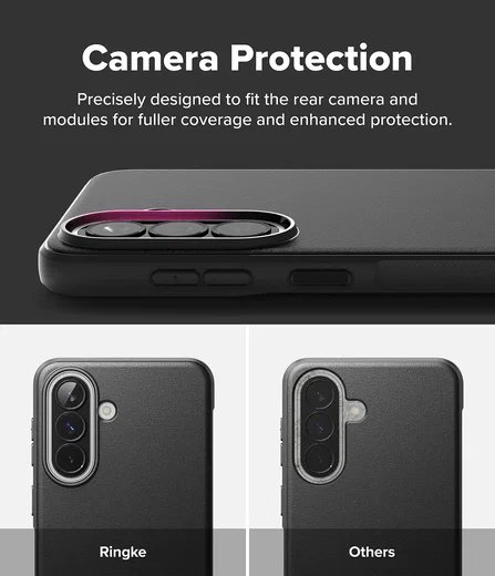Ringke Onyx Samsung Galaxy a57 Hoesje Flexibel TPU Back Cover Zwart afbeelding 7