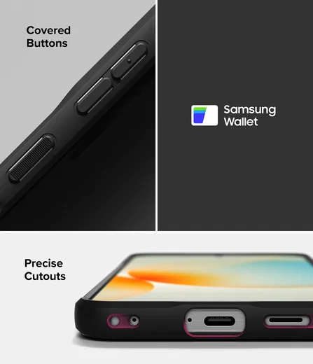 Ringke Onyx Samsung Galaxy a57 Hoesje Flexibel TPU Back Cover Zwart afbeelding 11