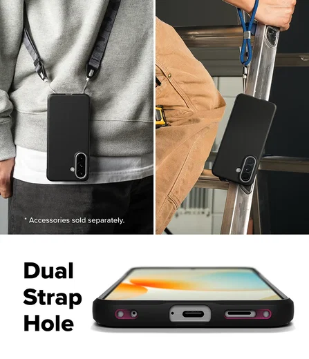 Ringke Onyx Samsung Galaxy a57 Hoesje Flexibel TPU Back Cover Zwart afbeelding 10