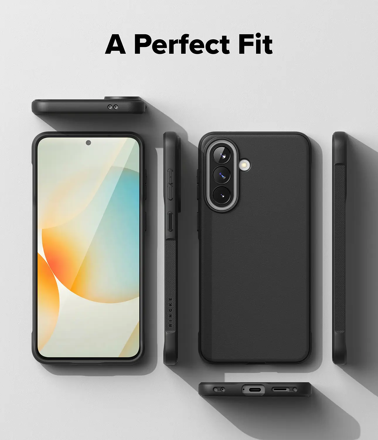 Ringke Onyx Samsung Galaxy a57 Hoesje Flexibel TPU Back Cover Zwart afbeelding 9