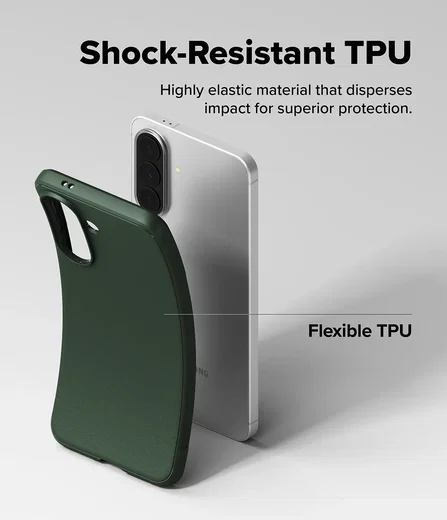 Ringke Onyx Samsung Galaxy A57 Hoesje Flexibel TPU Back Cover Groen afbeelding 13