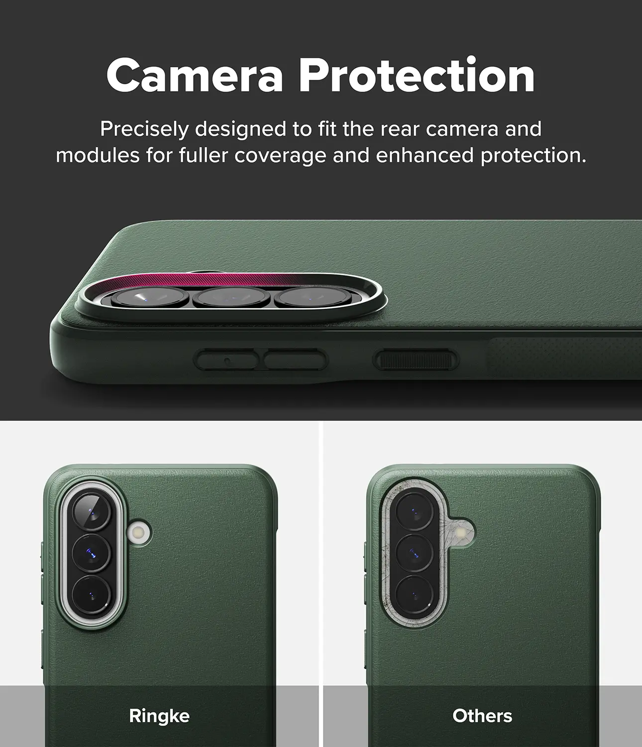 Ringke Onyx Samsung Galaxy A57 Hoesje Flexibel TPU Back Cover Groen afbeelding 10