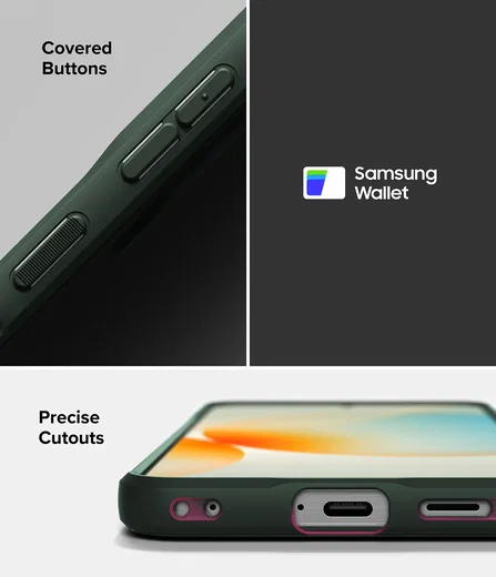 Ringke Onyx Samsung Galaxy A57 Hoesje Flexibel TPU Back Cover Groen afbeelding 9