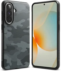 Ringke Onyx Samsung Galaxy A57 Hoesje Flexibel TPU Back Cover Camo Zwart afbeelding