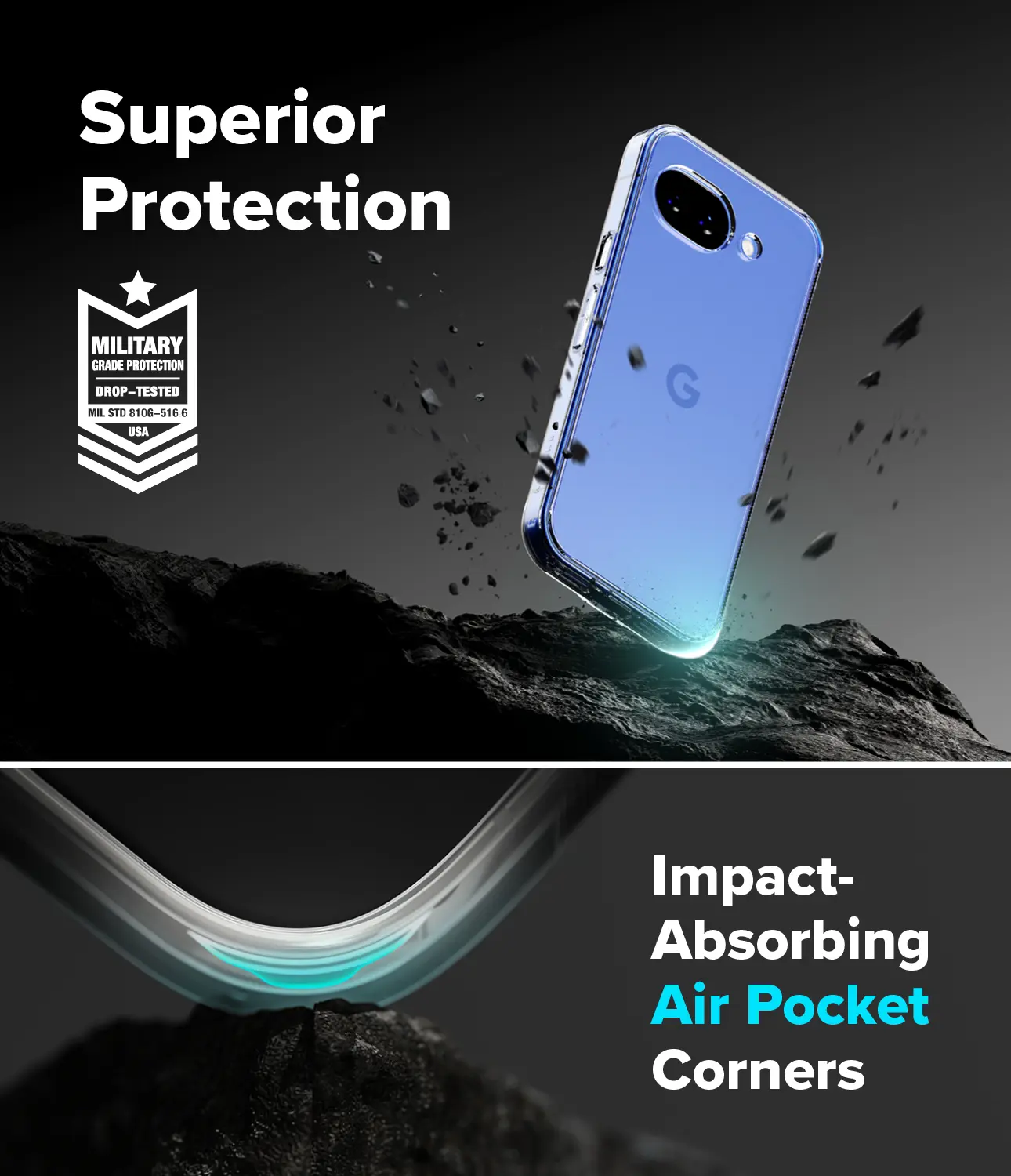 Ringke Fusion Google Pixel 10a Hoesje Back Cover Transparant afbeelding 6