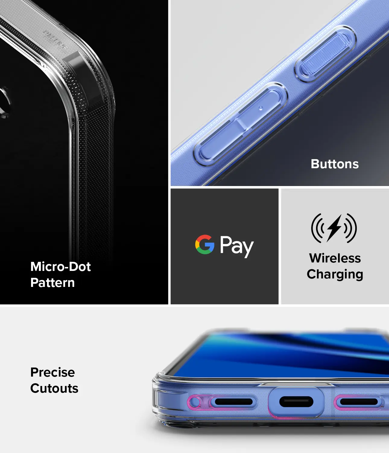 Ringke Fusion Google Pixel 10a Hoesje Back Cover Transparant afbeelding 7