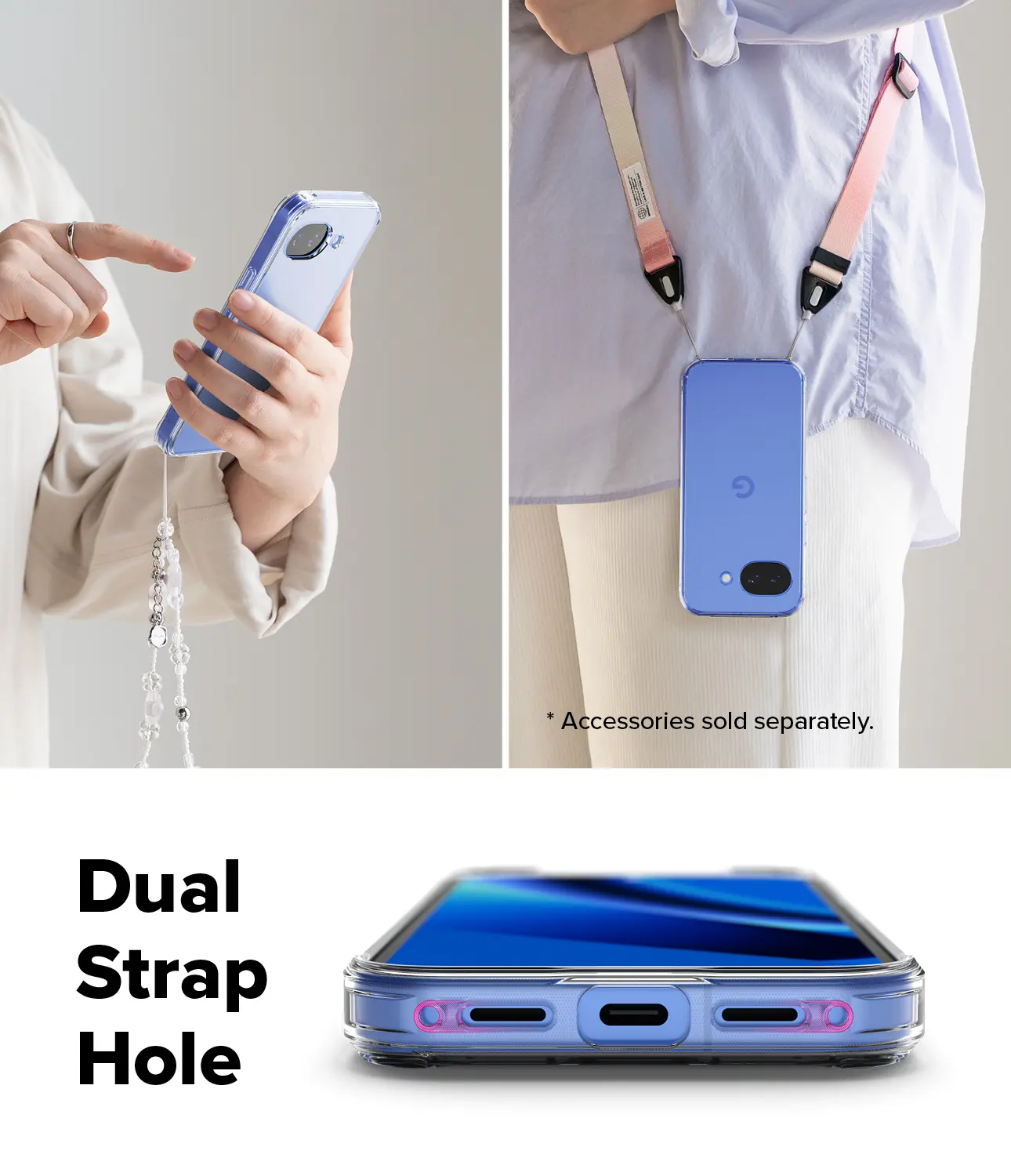 Ringke Fusion Google Pixel 10a Hoesje Back Cover Transparant afbeelding 8