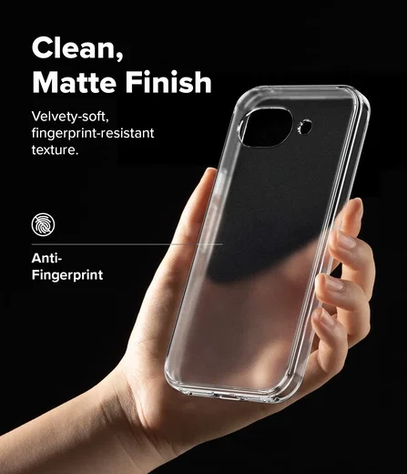 Ringke Fusion Google Pixel 10a Hoesje Back Cover Matte Transparant afbeelding 4