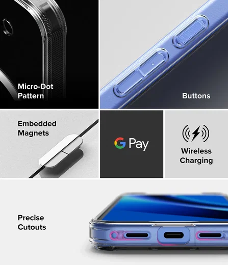 Ringke Fusion Magnetic Google Pixel 10a Hoesje MagSafe Back Cover Tranparant afbeelding 14