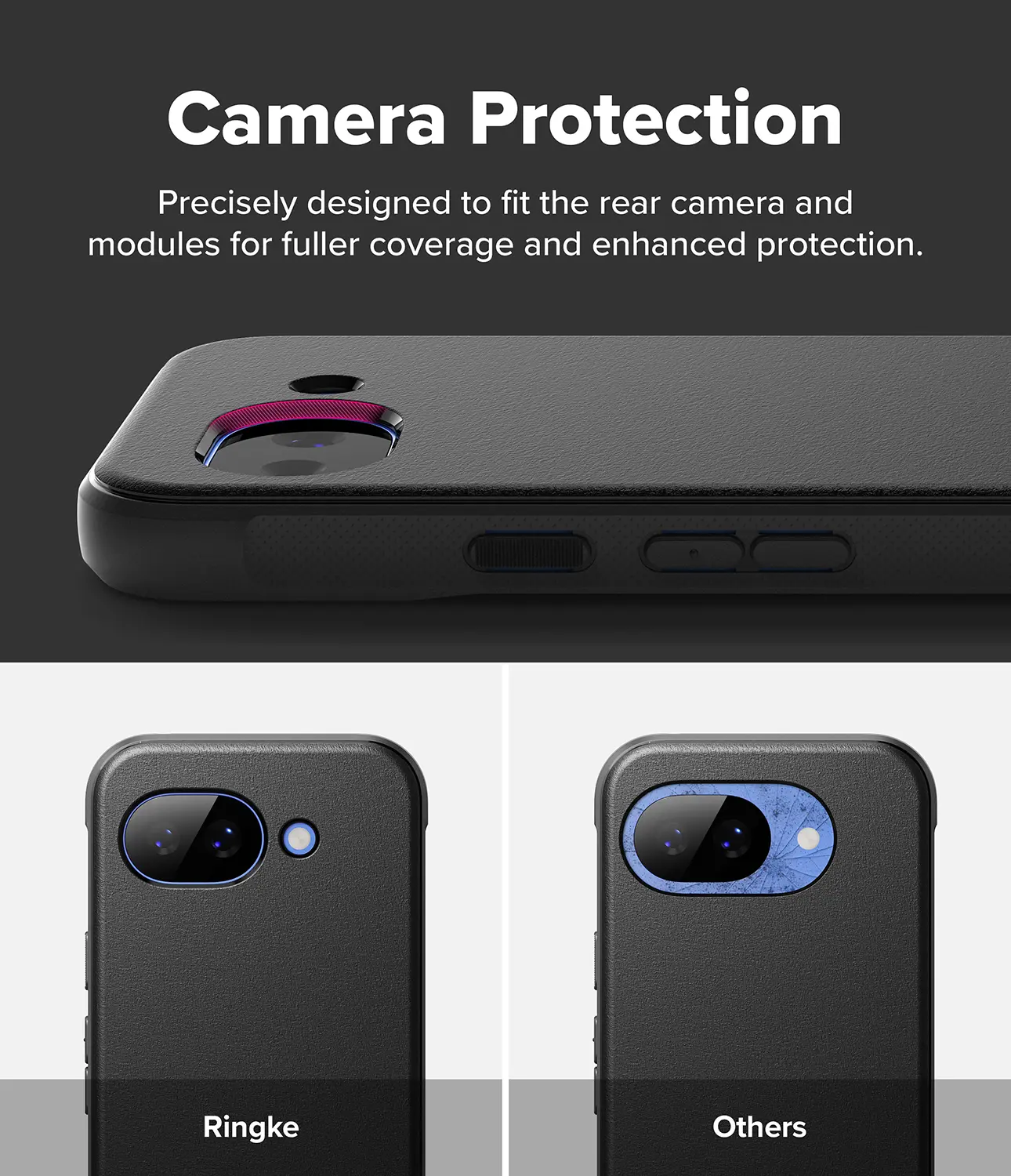 Ringke Onyx Google Pixel 10a Hoesje Flexibel TPU Back Cover Zwart afbeelding 7
