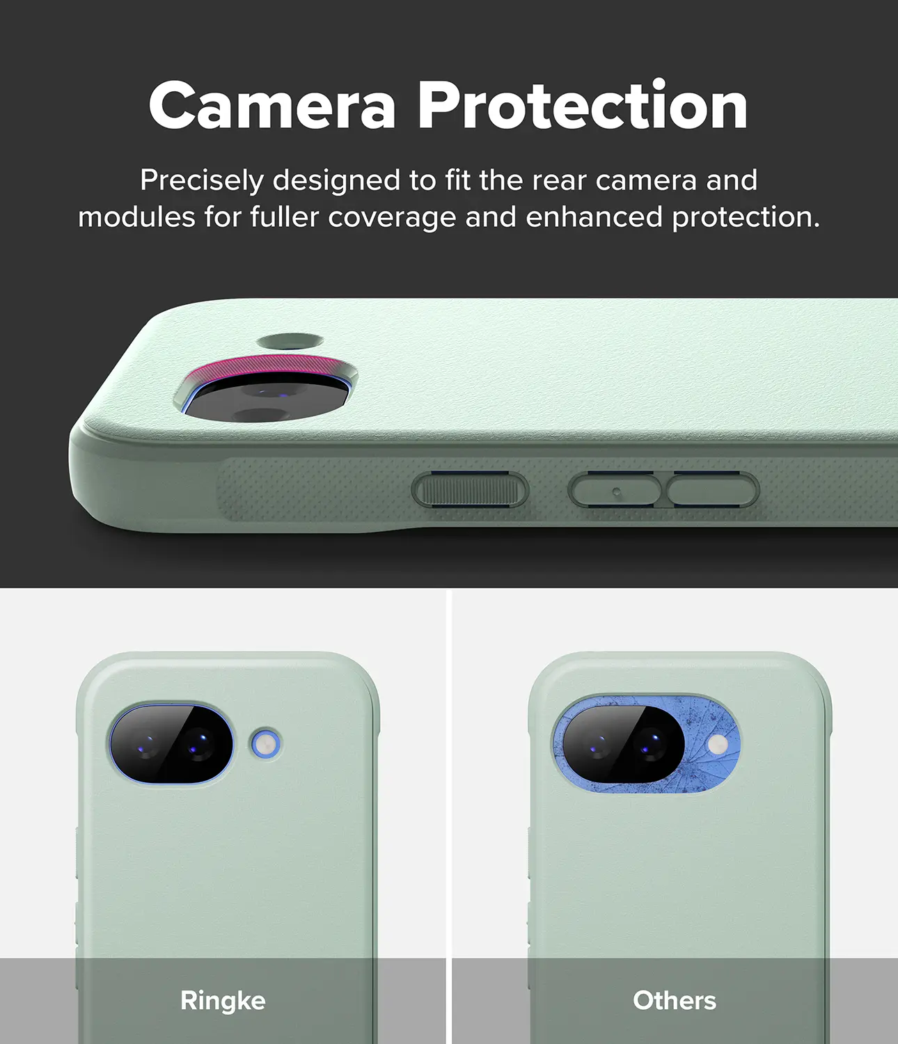 Ringke Onyx Google Pixel 10a Hoesje Flexibel TPU Back Cover Mint afbeelding 14