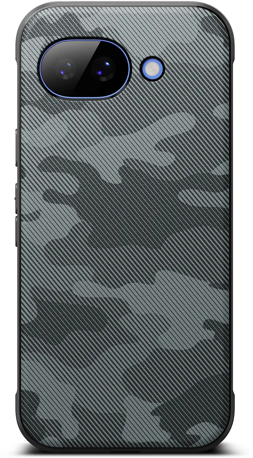 Ringke Onyx Google Pixel 10a Hoesje Flexibel TPU Back Cover Camo Zwart afbeelding 2