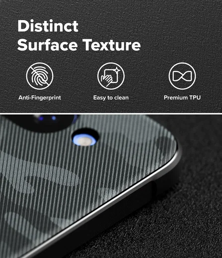 Ringke Onyx Google Pixel 10a Hoesje Flexibel TPU Back Cover Camo Zwart afbeelding 5