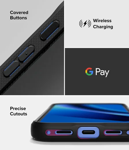 Ringke Onyx Google Pixel 10a Hoesje Flexibel TPU Back Cover Camo Zwart afbeelding 12