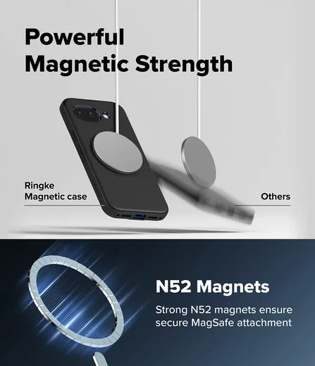 Ringke Onyx Magnetic Google Pixel 10a Hoesje MagSafe Zwart afbeelding 15