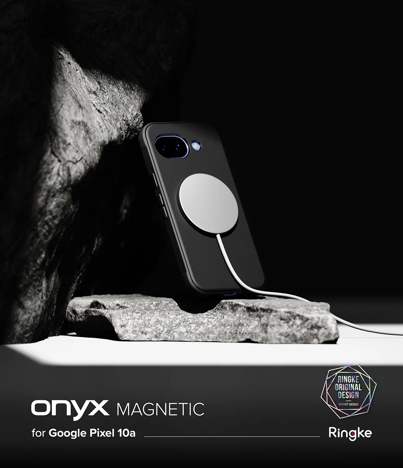 Ringke Onyx Magnetic Google Pixel 10a Hoesje MagSafe Zwart afbeelding 13