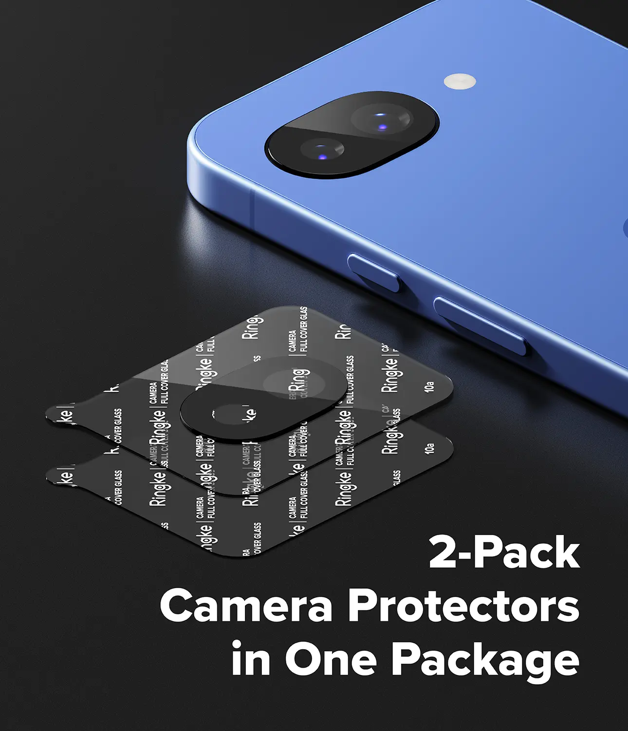 Ringke Camera Tempered Glass Google Pixel 10a Camera Protector 2-Pack afbeelding 6