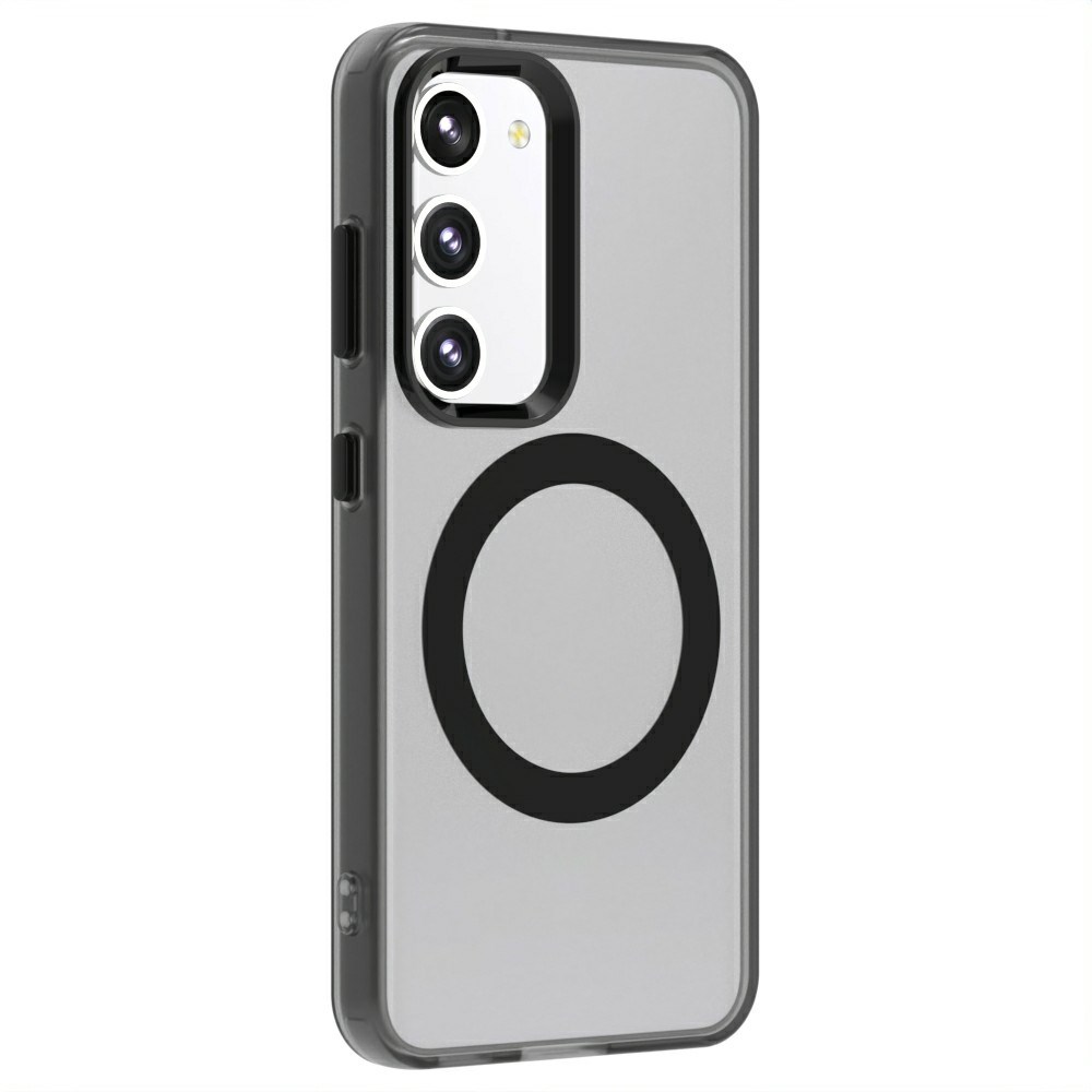 Samsung Galaxy S23 Plus Hoesje MagSafe Backcover Semi-Transparant & Zwart afbeelding 6