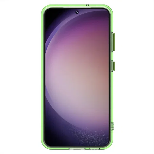 Samsung Galaxy S23 Plus Hoesje MagSafe Backcover Semi-Transparant & Groen afbeelding 5
