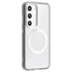 Samsung Galaxy S23 Hoesje MagSafe Backcover Semi-Transparant & Wit afbeelding 6